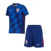 Maillot de Supporter Croatie Extérieur Euro 2024 Pour Enfant